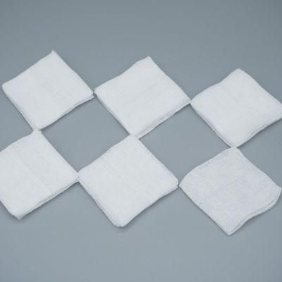 100PCS Pack Customized Size 4X4 Medical Non Woven Gauze Swab for Hospital
