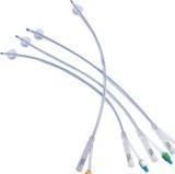 Color Foley Catheter Silicone Silicone Urethral Catheter for Medical Supply