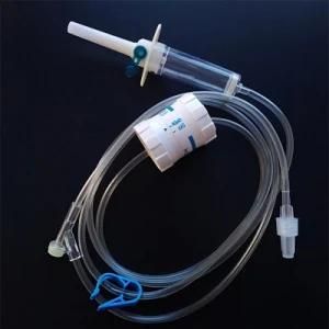 Factory Hot Sale Hospital Instrument Disposable IV Infusion Set with Extension Tube Y Site Precise Regulator