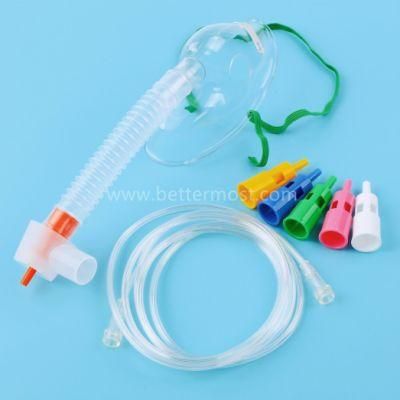 Disposable High Quality Comfortable Soft Clear PVC Oxygen Venturi Mask