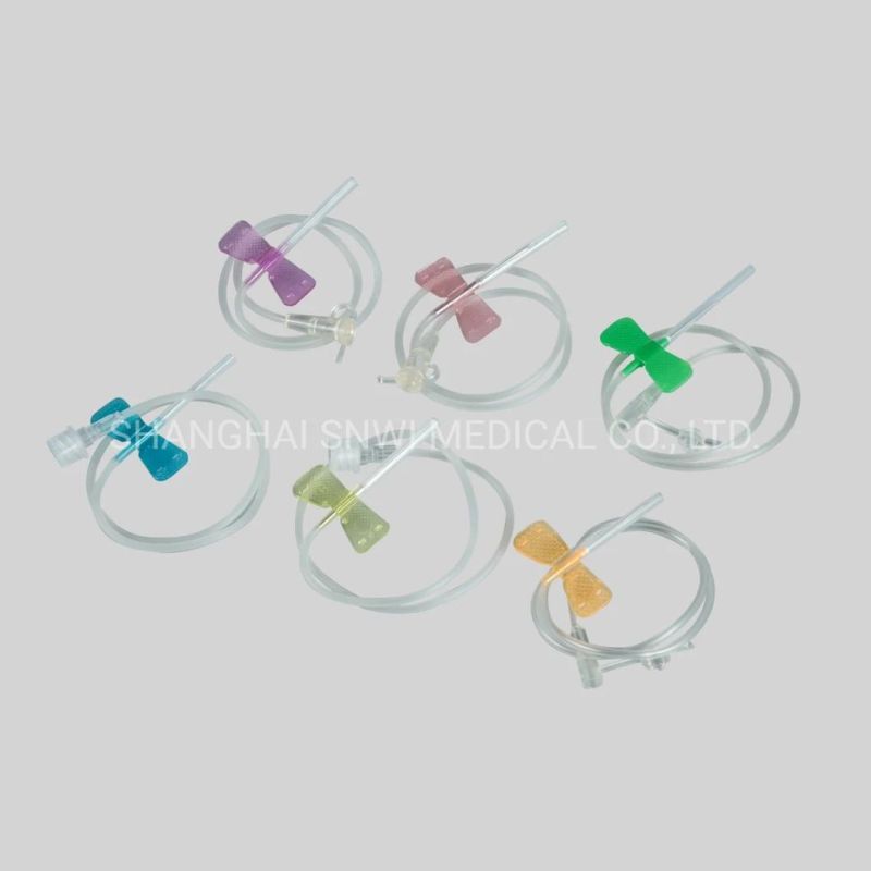 Medical Use Disposable Sterile Scalp Vein Set Luer Lock Luer Slip with Butterfly Needle