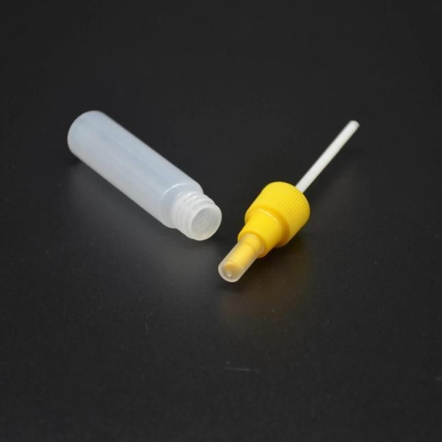 Disposable 5ml 10ml PE Virus Sample Test Plastic Bottle with Stick