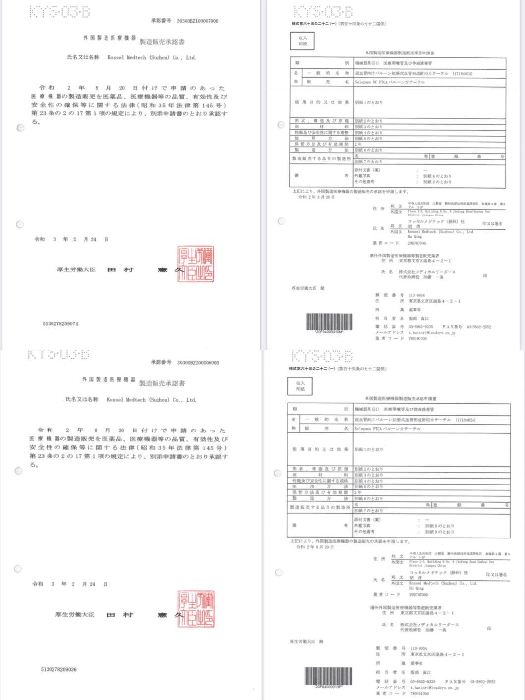 Factory New Product Medical Coronary Ptca/Sc Balloon Catheter