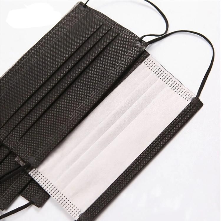 50 Pack 3 Ply Medical Anti Dust Pleated Nursing Sterile Nonwoven Breathable Disposable Earloop Face Mask