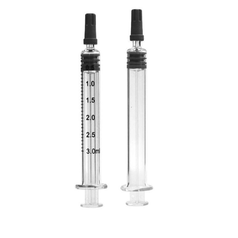 Disposable Luer Lock Syringe Glass Syringe 1 / 3 / 5 / 10ml Syringe