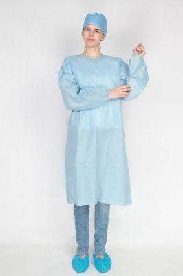 Level 2 PP PE Cheap Disposable Medical Gowns Sterile Surgical Gown Suit