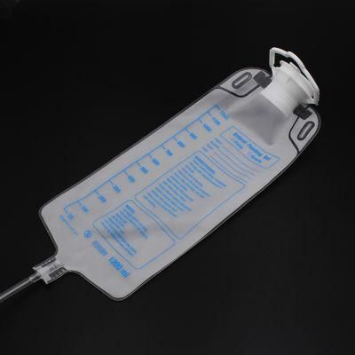 Disposable Medical Enteral Feeding Bag 1L, 2L, 3L with Different Valve/T Valve CE&ISO Certificate
