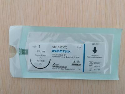 Wego Brand Silk Surgical Suture 1#