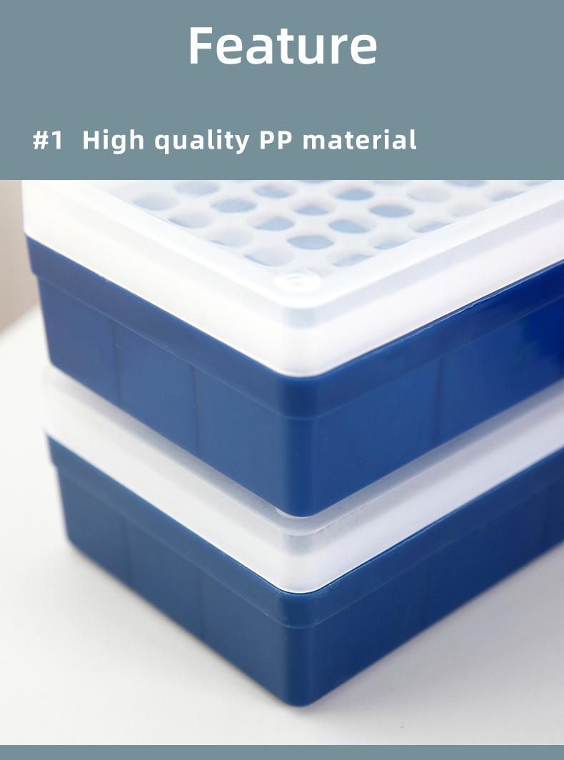 New Product Plastic Pipette Tip Rack with Tip-Tray 96 Wells