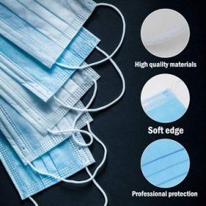 Disposable Non Woven 3 Ply Face Mask with Ear-Loop Facemask