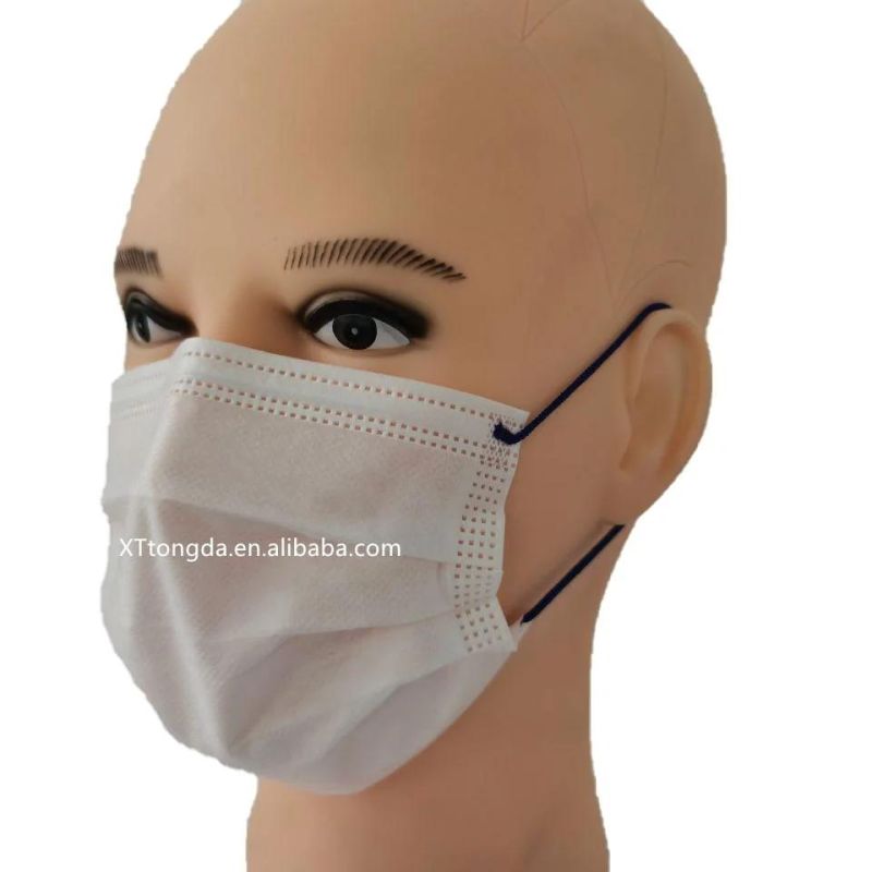 Disposable Medical Non Woven Face Masks with Colorful Earloop