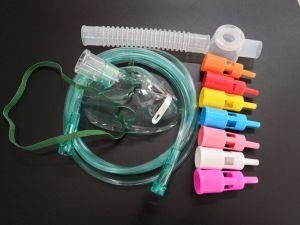 Disposable Medical Concentration Medical Venturi Replaceable Oxygen Mask/Multi-Vent Oxygen Mask with 5 Diluters