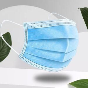 Medical Disposable Surgical Masks Are Used by Doctors and Adults with Three Layers of Protection and Ventilation with Ce
