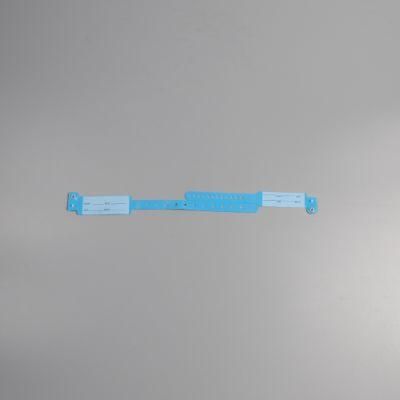 Blue Color Card Disposable Hospital Patient Mom and Baby PVC Plastic ID/Identification Bands