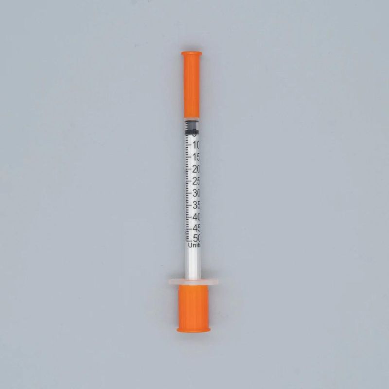 Top Quality U-100 Disposable Insulin Syringe with CE&FDA