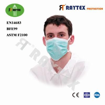 Good Quality Nonwoven High Quality Disposable Surgical Medical 3ply Face Mask