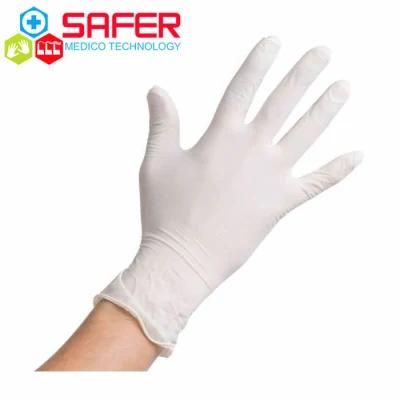 Latex Disposable Examination Glove with Pre-Powder From Malaysia