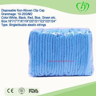 Ly Disposable Non-Woven Mop Clip Bouffant Surgical Cap