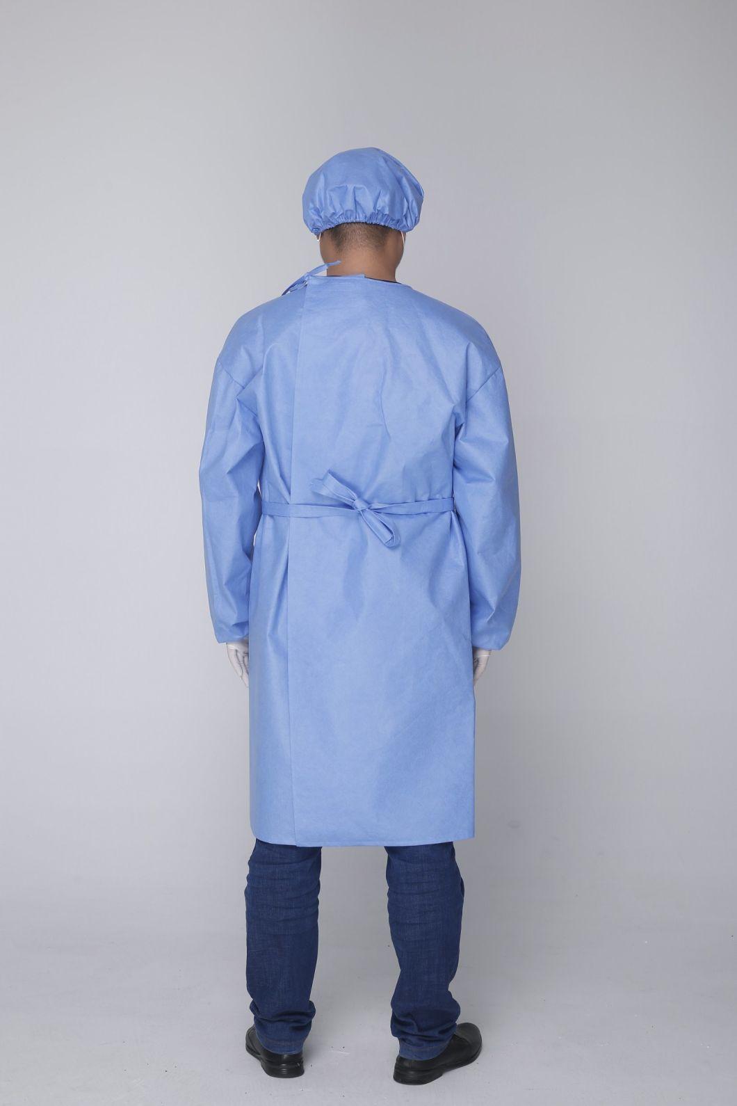 Factory Price AAMI Level 3 Disposable Isolation Gown with Samples