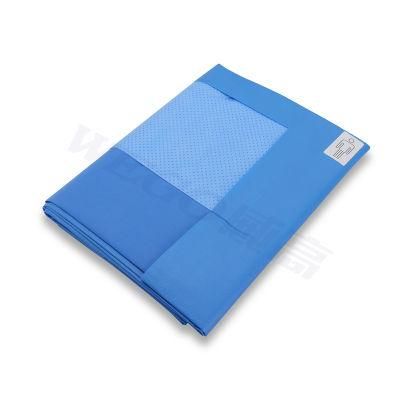 Sterilized Disposable Blue Hospital Use Folded Medical Surgical Drapes