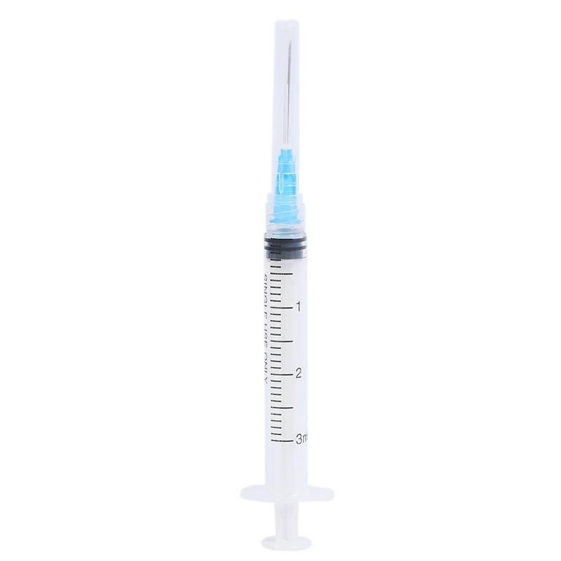 The Fine Quality Vaccine Plastic Syringes and Needles 3ml Disposable