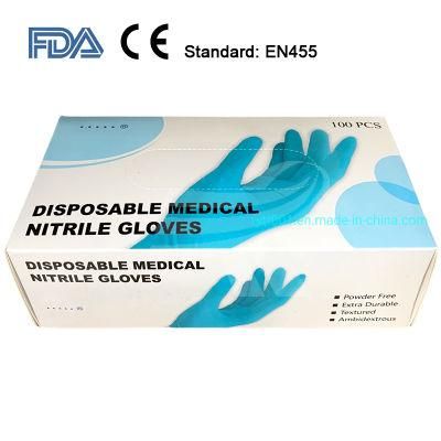 Disposable Nitrile Exmination Glove Wholesale Cheap Prices Top Medical Nitrile Examination Gloves Powder-Free