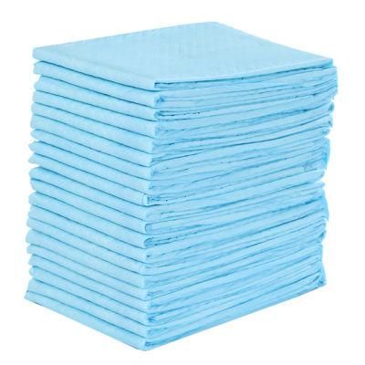60*90 Cm Hospital High Absorbent Fluff Sap Disposable Adult Blue Underpad
