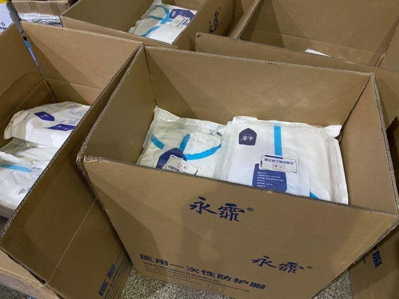 Sterile Disposable Medical Protective Clothing Non Woven Fabric Protective Coverall safety Protective