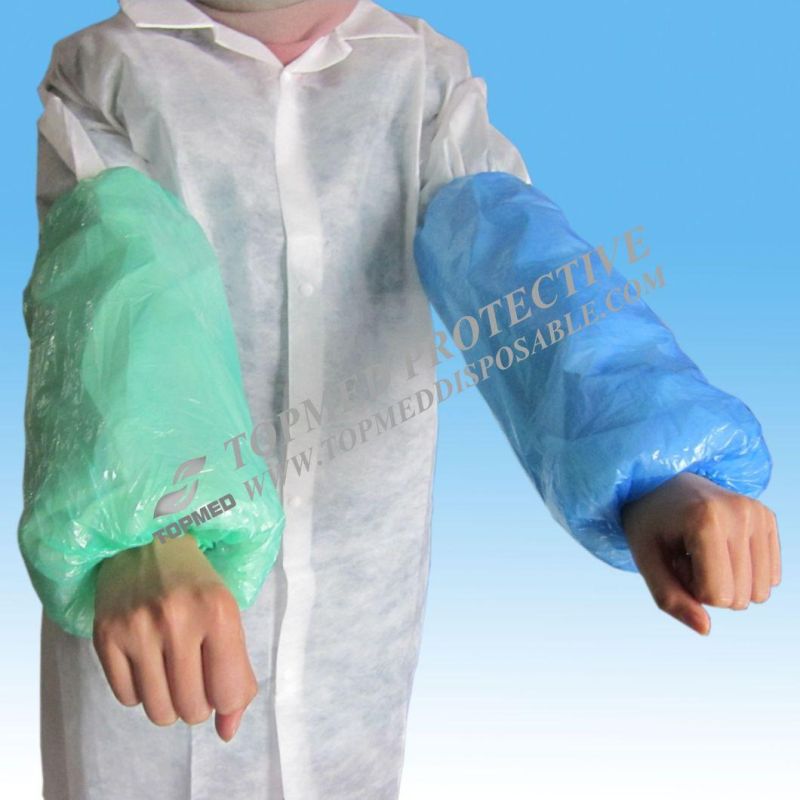 Nonwoven Disposable Sleeve Cover, PE Plastic Sleeve Cover Waterproof