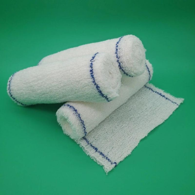 Medical Cotton Nonwoven Orthopedic Dressing Elastic First Aid Crepe Bandage