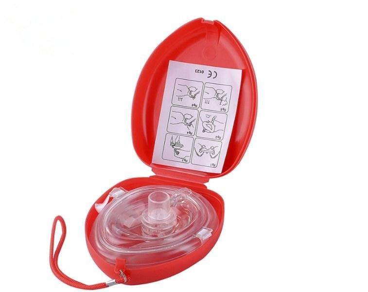 CPR Pocket Breathe Mask PVC Material for Rescue / Emergency