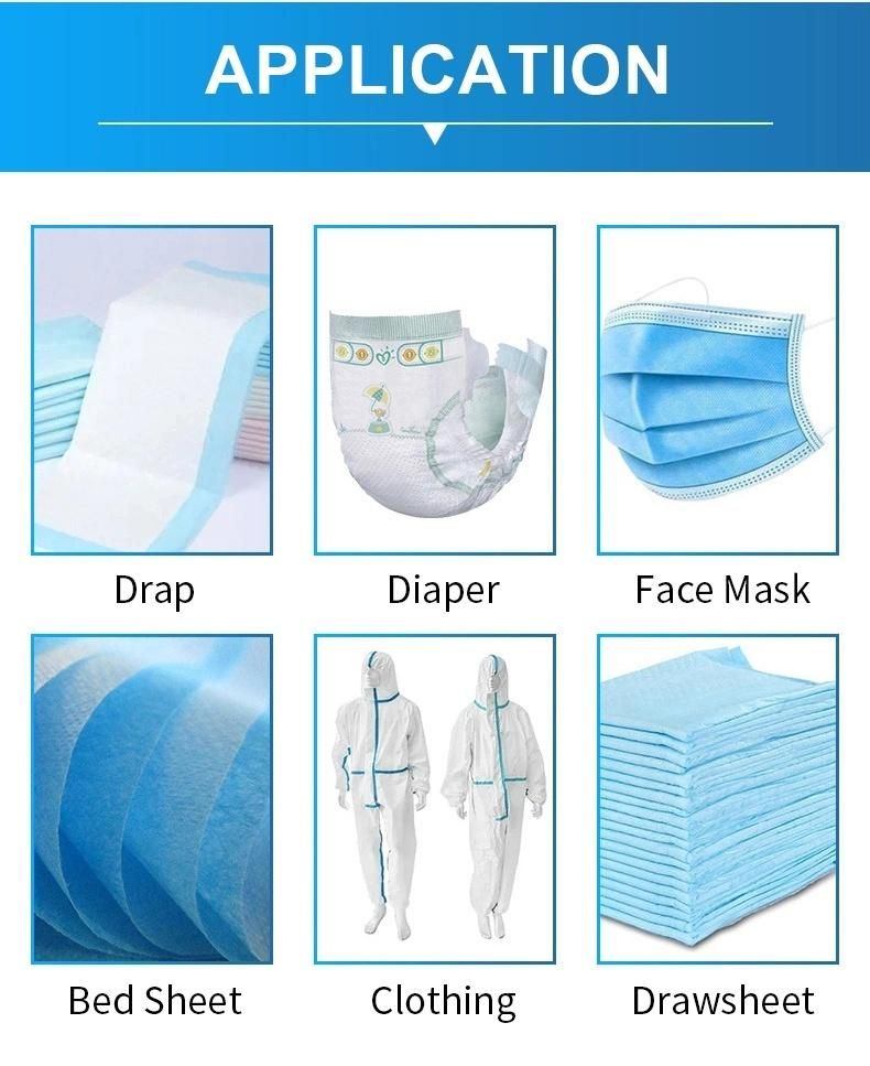 Nonwoven PP/SMS/Microporous Fabric for Disposable Coverall