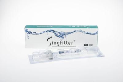 ISO, CE, Cfda, QS Certification Sterile, Biodegradable Concentration Cross-Linked Ha Derma Filler with CE Approved