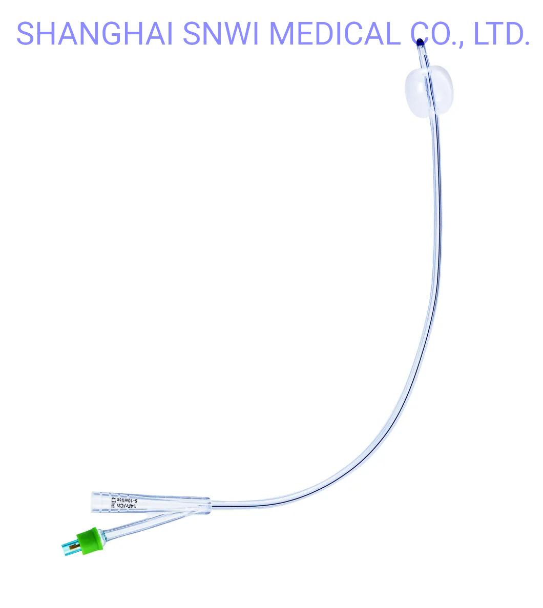 Disposable Single Use All Silicone Foley Catheter with Ce FDA