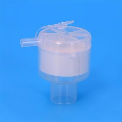 Disposable Medical Products Tracheal Hme Filter with Oxygen Port
