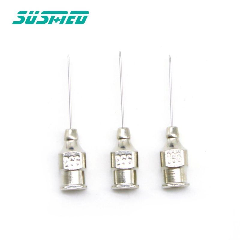Veterinary Stainless Steel Needles Animal Syringes Needle with Copper Hub