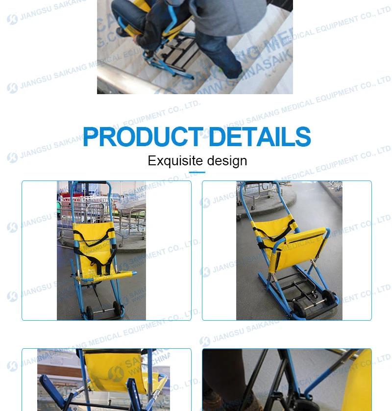 ISO9001&13485 Factory Comfortable Manual Emergency Stair Stretcher