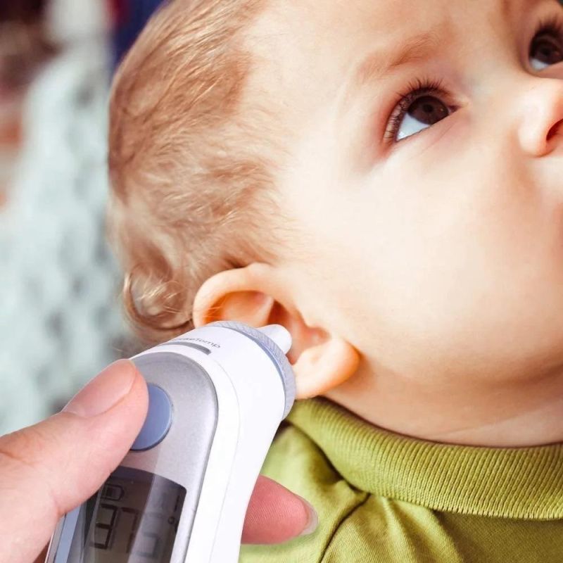 The Soft Cover on The Tip of The Ear Thermometer Protects Healthy and Sterility