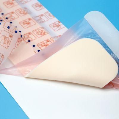 Sterile Silicone Foam Dressing with Borde