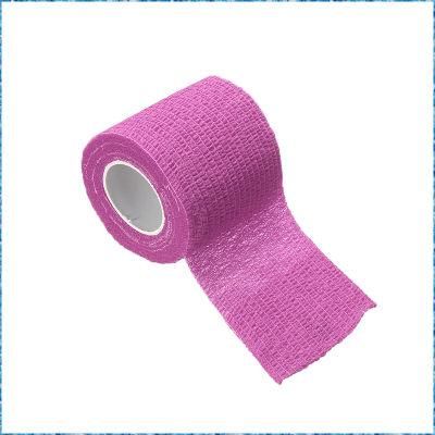 Free Sample Animal Vet/Pet Lovely Cotton Cohesive Elastic Bandage