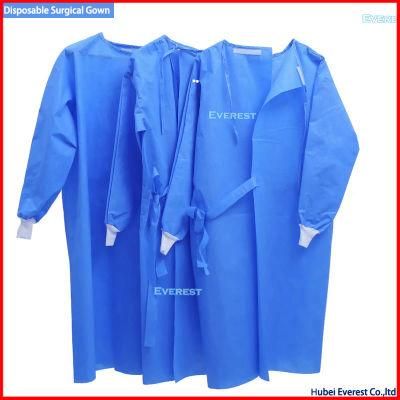 Disposable Nonwoven/SMS Surgical Gown for Surgery