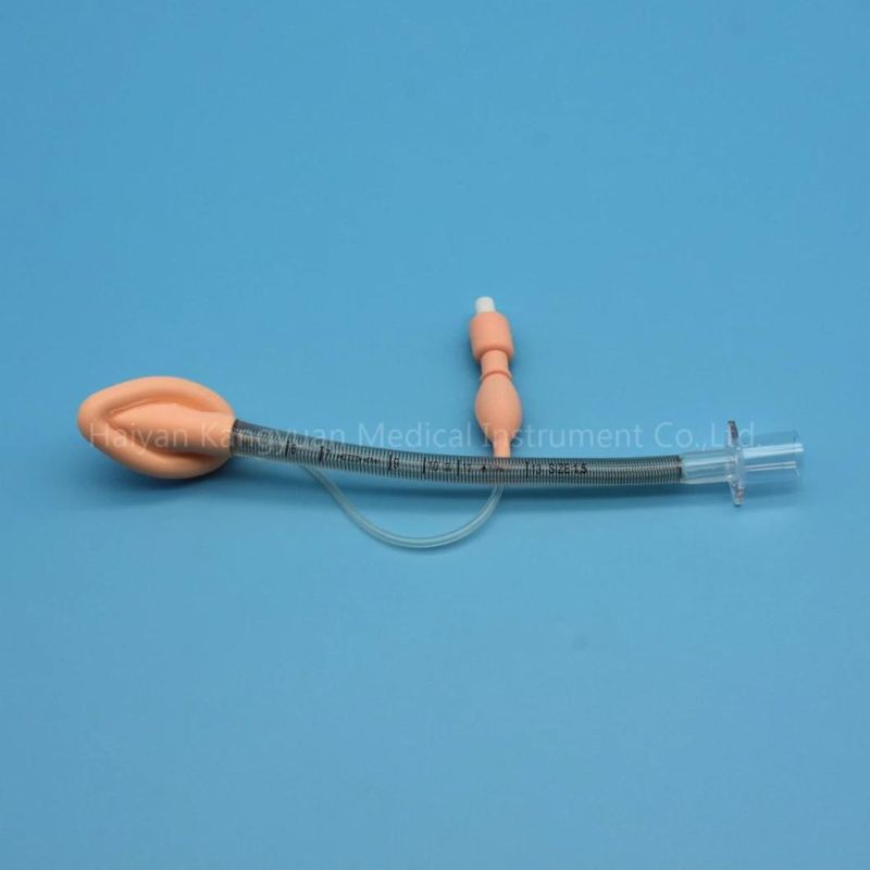 Anti Crushing Wire Reinforced Laryngeal Mask Airway Silicone Anesthesia