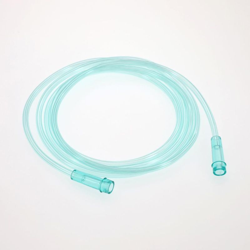 Medical Disposal Transparent Nasal Oxygen Mask with 200cm Tube