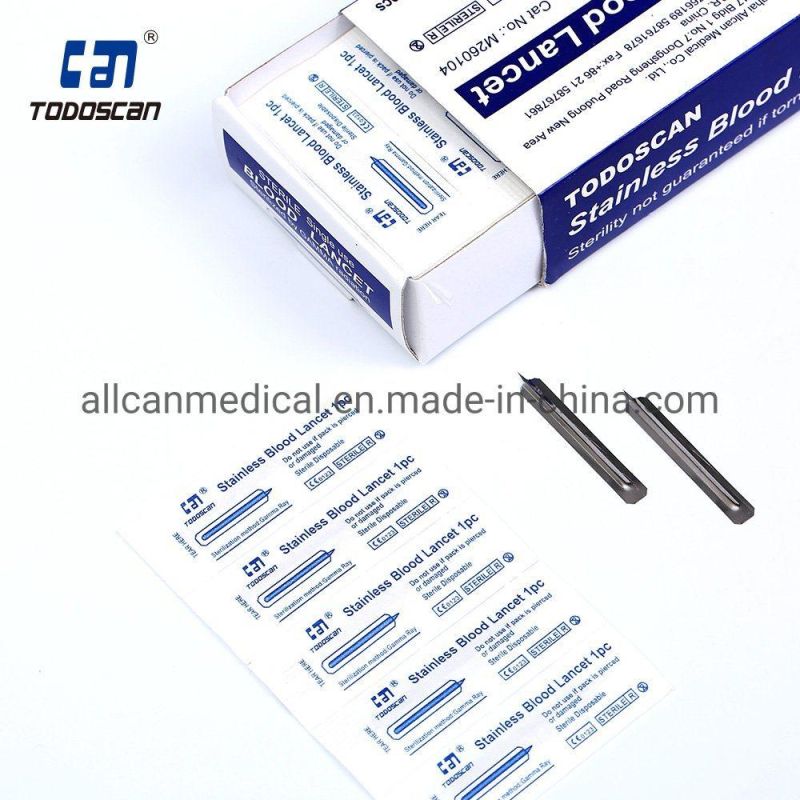 Stainless Steel Blood Lancet Needle 40*5.5 mm