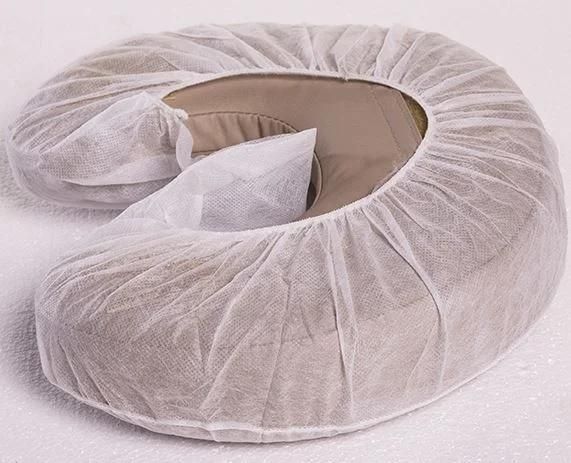 Wholesale White Soft Spunlace Non Woven Disposable Face Cradle Cover for Massage Table