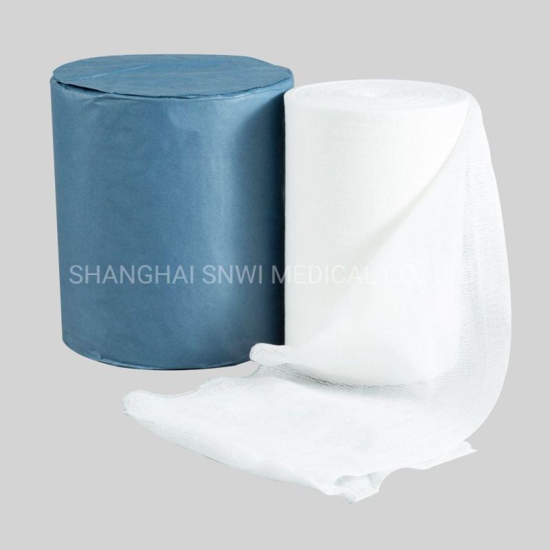 Hemostatic Medical Consumable Cotton Medical Gauze Bandage Roll Sterile or Non-Sterile