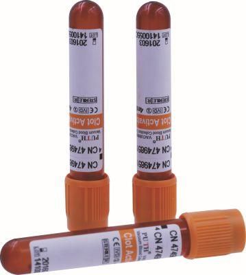 Vacuum Blood Collection Tube Brown Tube Approved with Ce &amp; ISO