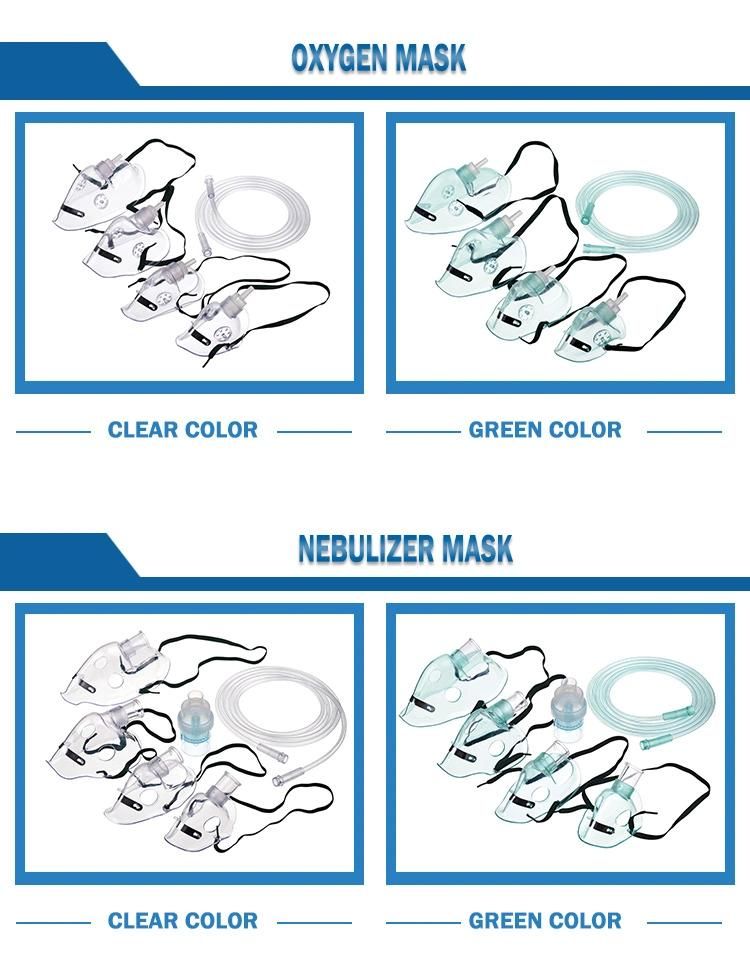 High Flow Good Quality Infant Pediatric Child Adult Soft Sizes CO2 Colored Different Sizes Oxygen Nasal Cannulas of Types