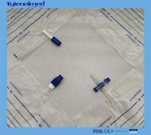 Disposable Medical 2000ml Urine Collection Bags with Different Valves