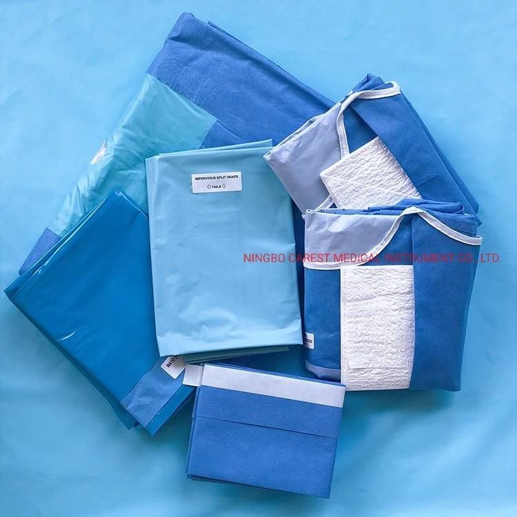 Factory Supply Sterile Surgical Delivery Pack Portable Disposable Ob Pack